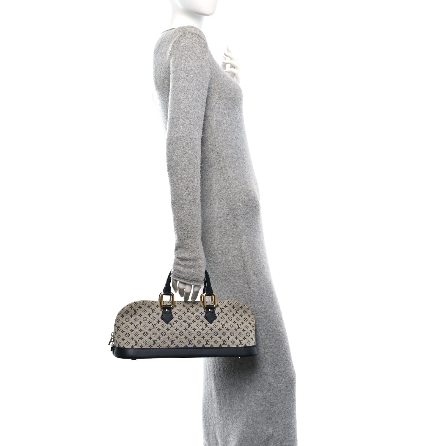 Louis Vuitton Mini Monogram Alma Long Blue 2 of 9