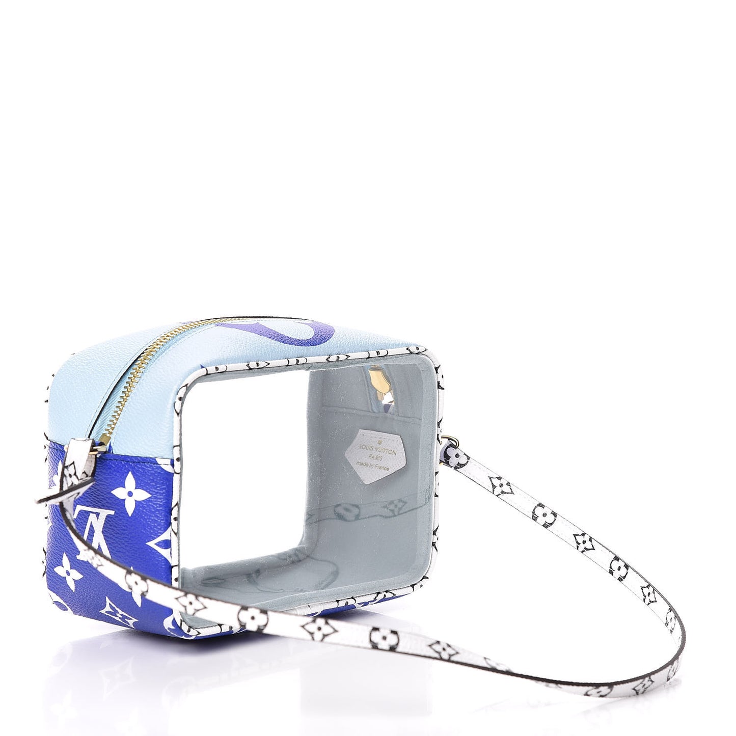 Monogram Giant Hawaii Beach Pouch Blue