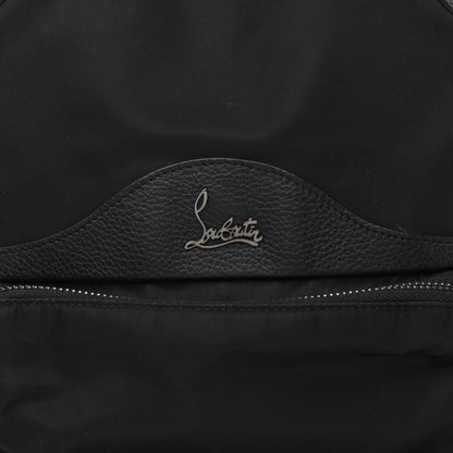 Christian Louboutin Nylon Calfskin Small Backloubi Backpack Black 7 of 9