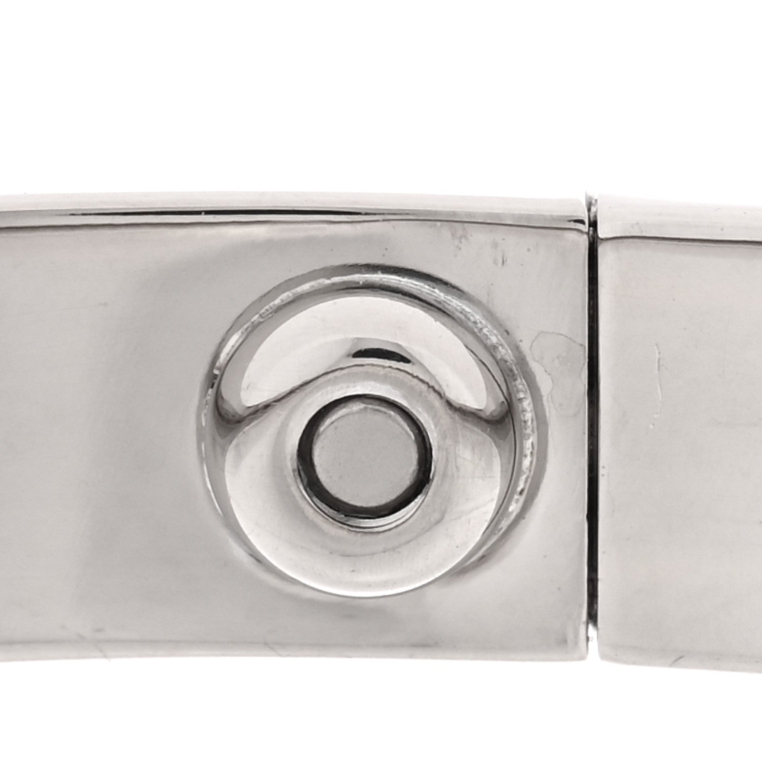 Cartier 18K White Gold LOVE Bracelet 18 7 of 8