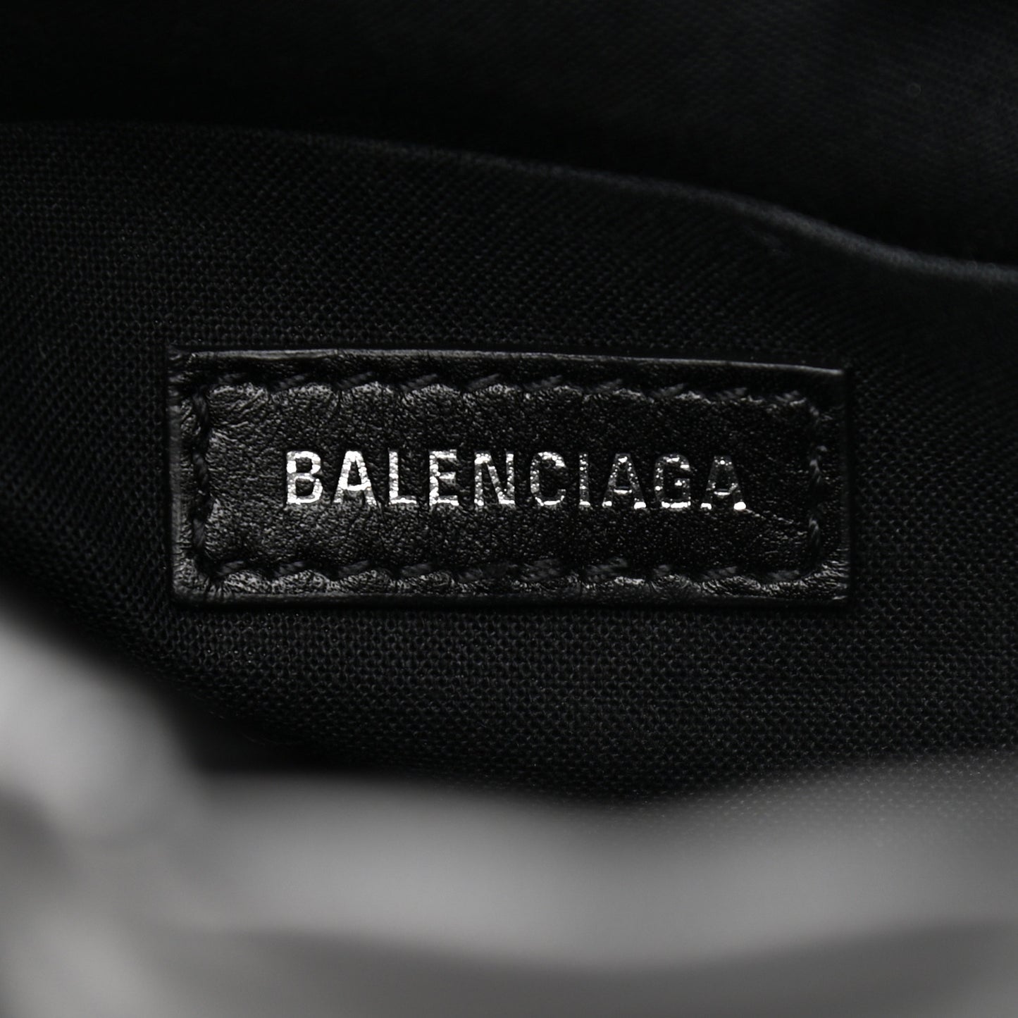Nappa Calfskin Quilted Touch B Bucket Bag Black