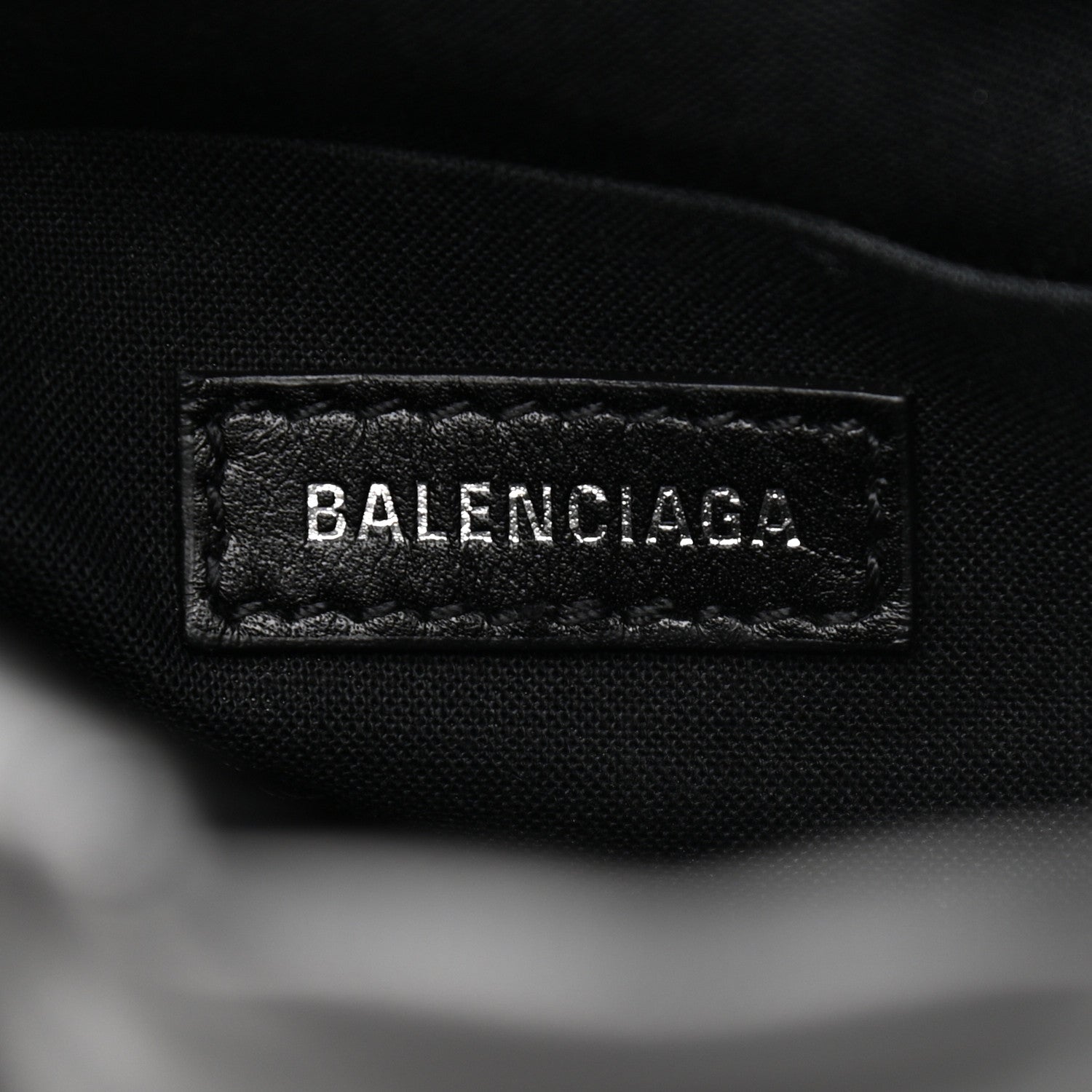 Balenciaga Nappa Calfskin Quilted Touch B Bucket Bag Black 6 of 9