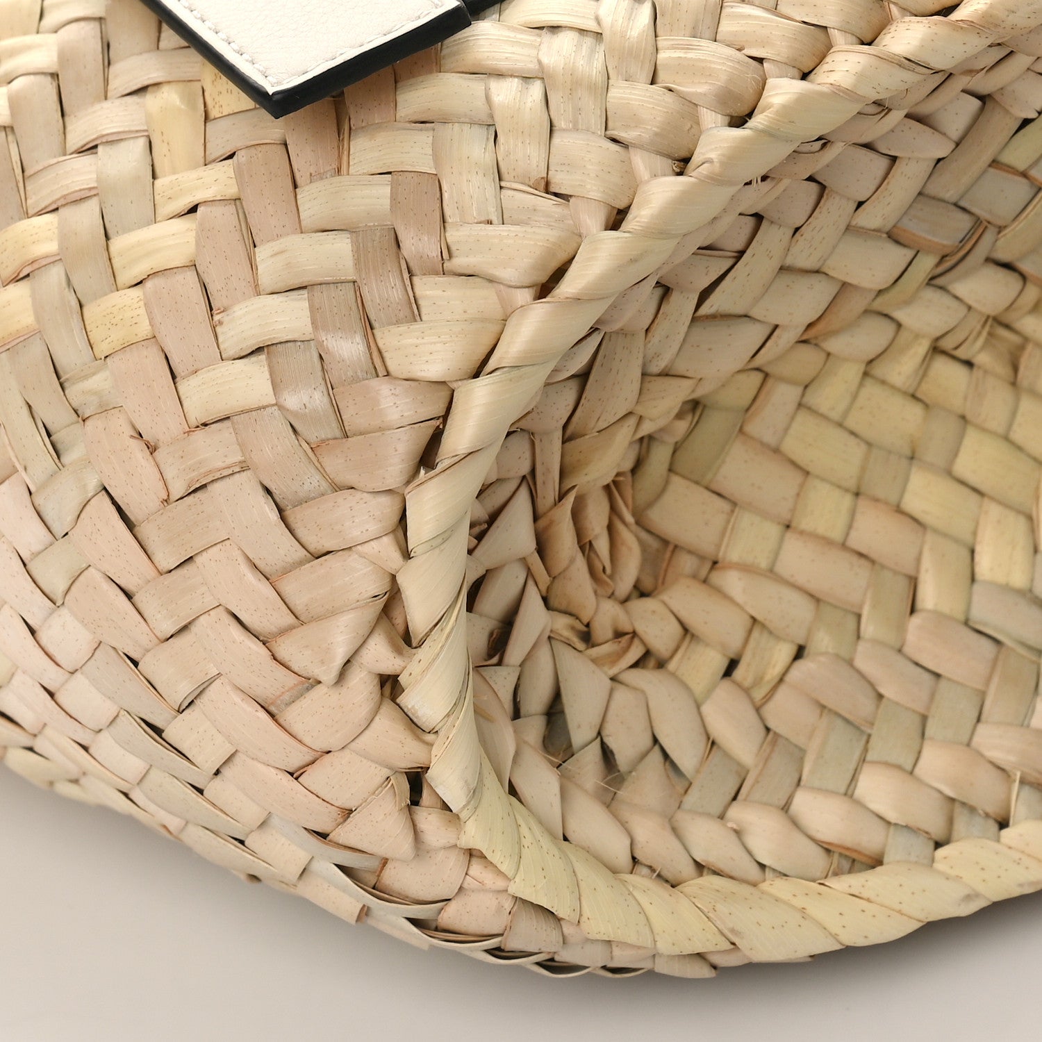 Loewe Raffia Small Basket Tote Bag Natural White 7 of 10