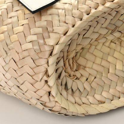 Loewe Raffia Small Basket Tote Bag Natural White 7 of 10