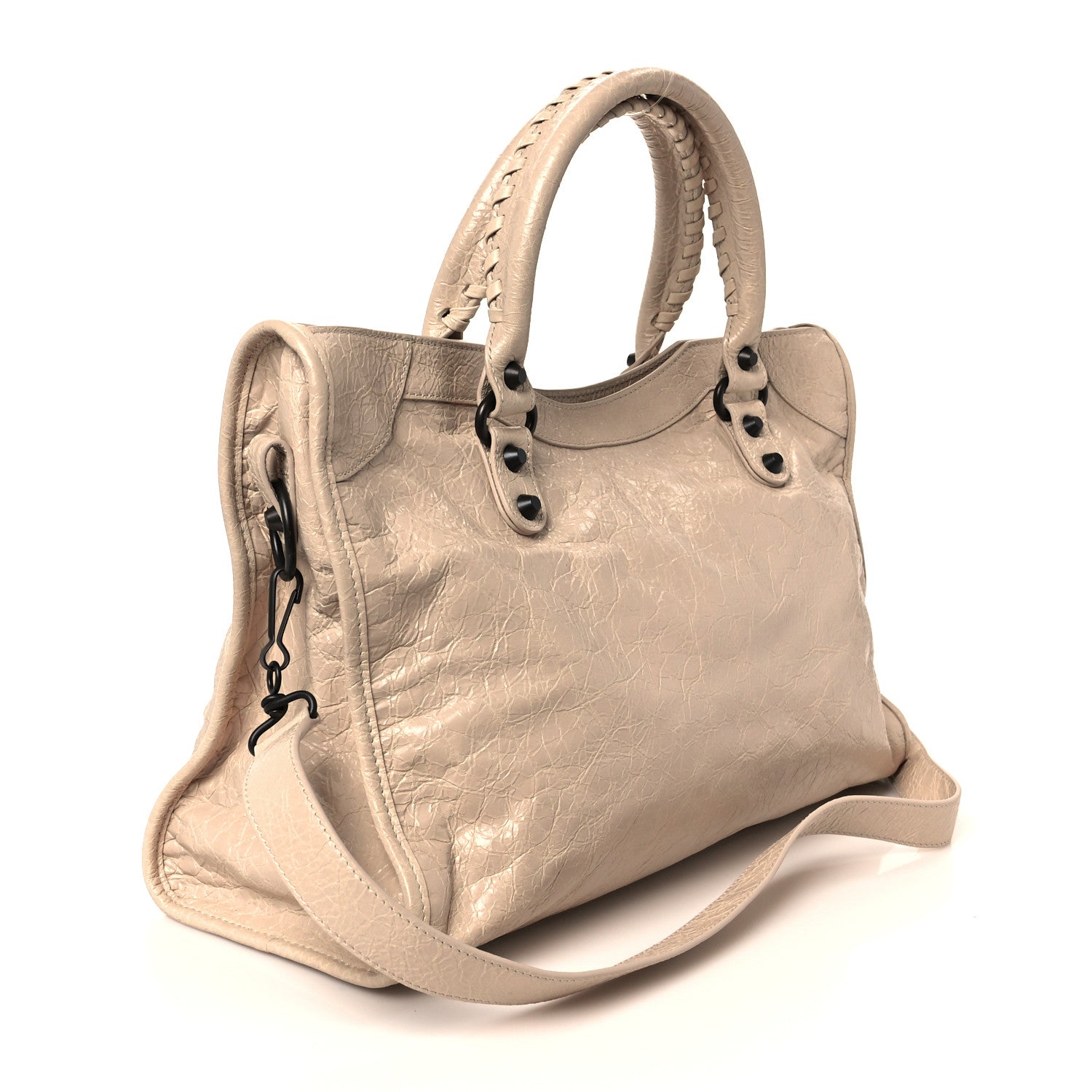 Balenciaga Agneau Arena Classic Hardware Medium Le City Almond 3 of 10