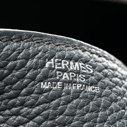 Hermes Taurillon Clemence Lindy 34 Bleu Orage 6 of 10