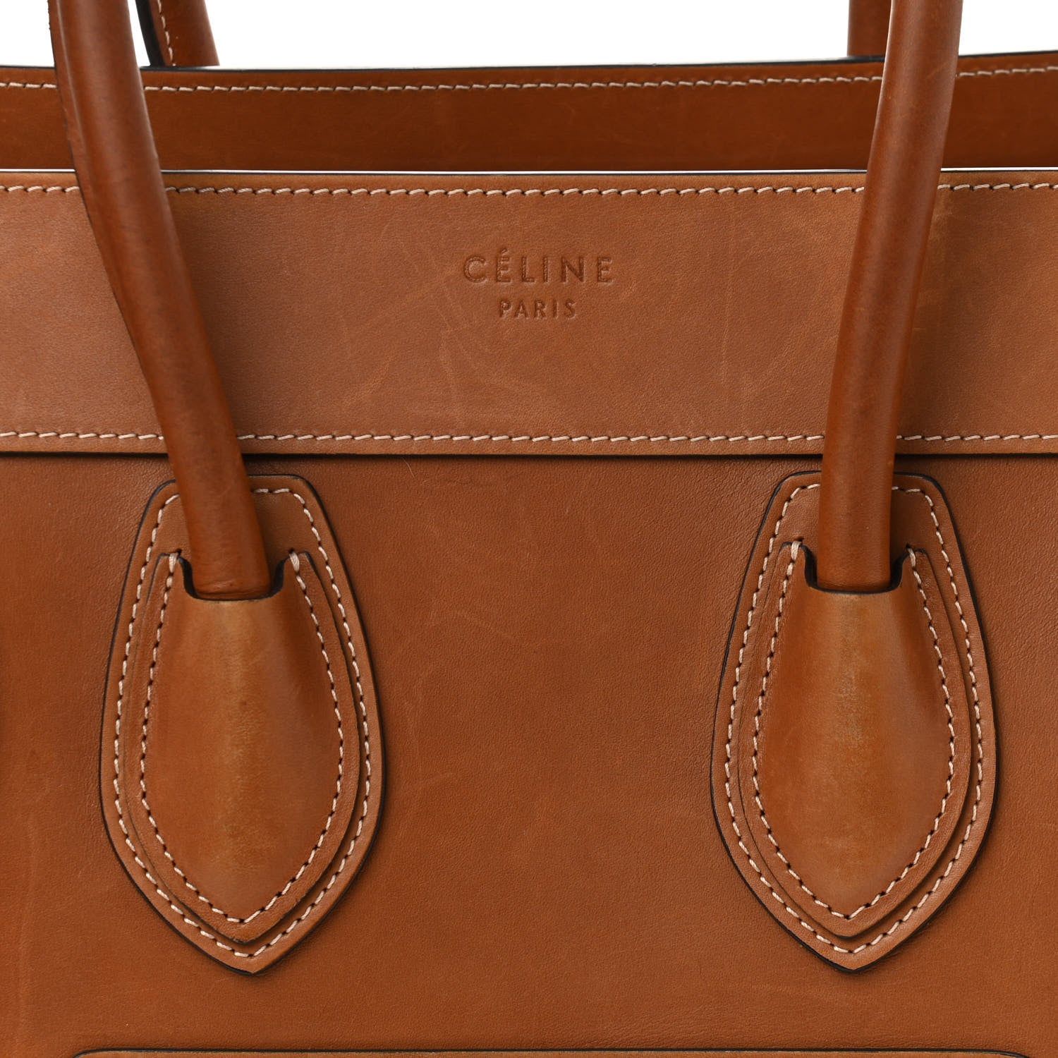 Celine Natural Calfskin Micro Luggage Tan 13 of 26