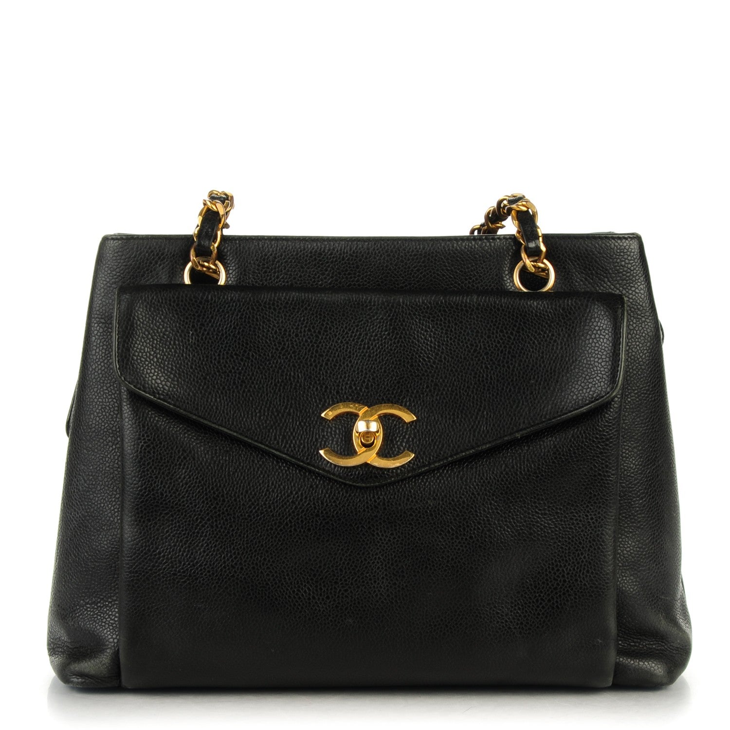 Chanel Caviar Shoulder Bag Black 1 of 7