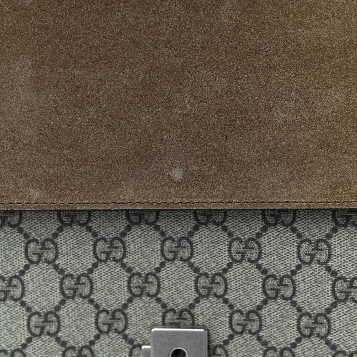 Gucci GG Supreme Monogram Medium Dionysus Shoulder Bag Taupe 15 of 19