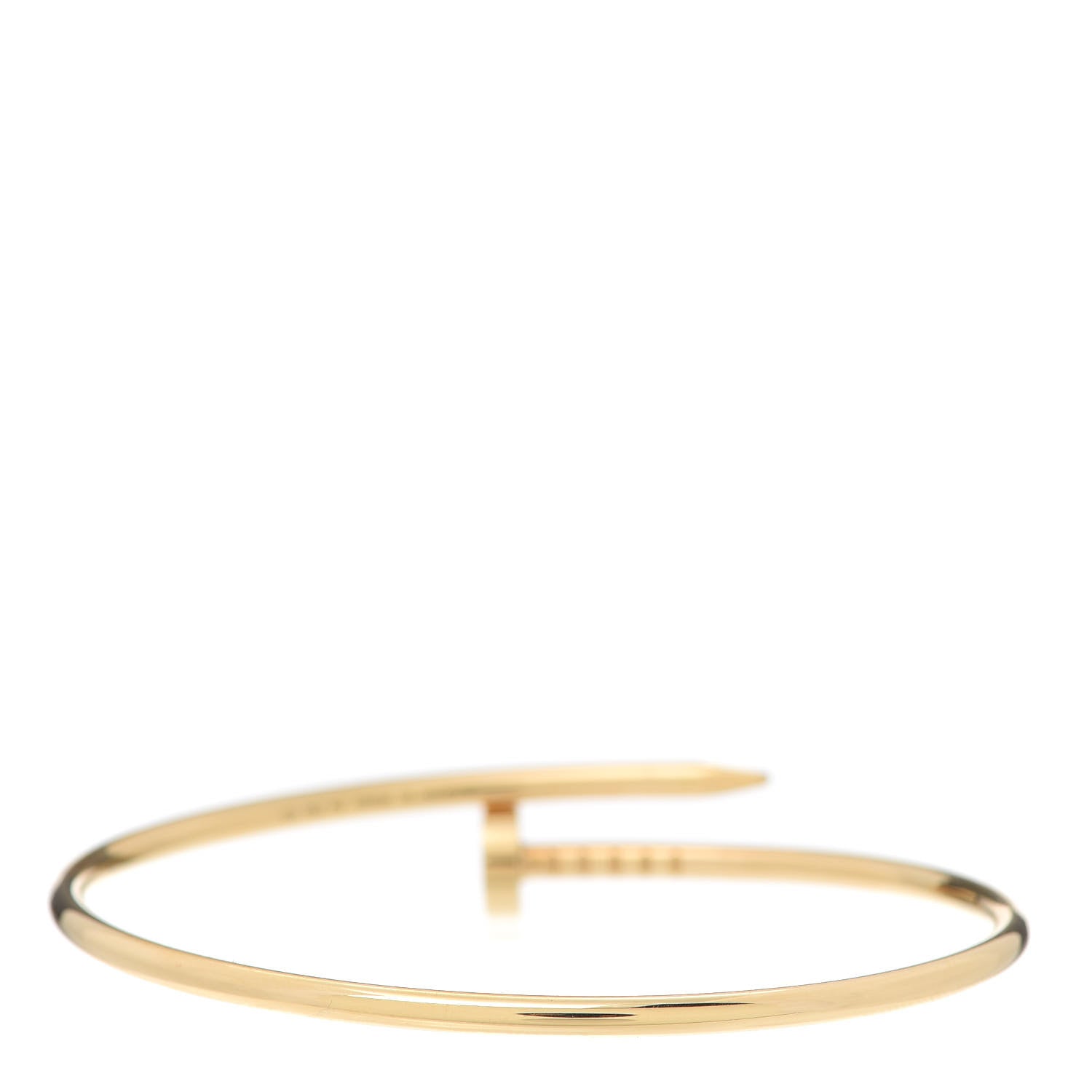 Cartier 18K Yellow Gold Small Juste Un Clou Bracelet 16 3 of 6