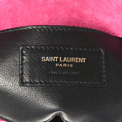 Saint Laurent Patent Calfskin Matelasse Monogram Small Vicky Chain Bag Bubblegum 6 of 9