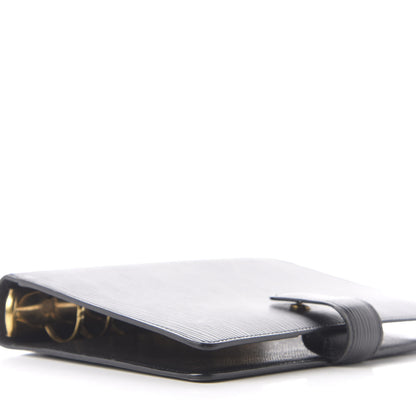 Louis Vuitton Epi Ring Agenda Cover Black 5 of 7