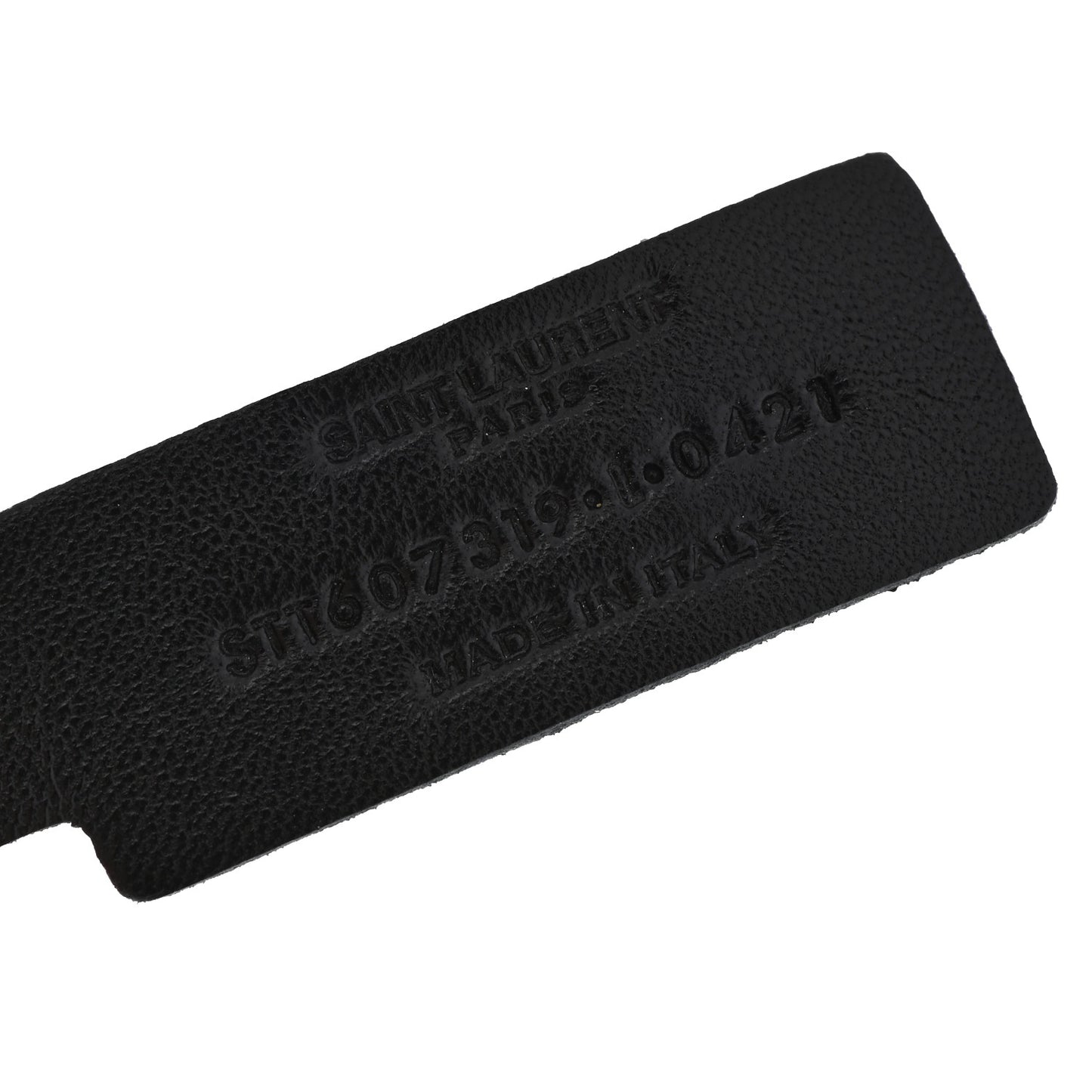 Crinkled Calfskin Opyum Bracelet Black