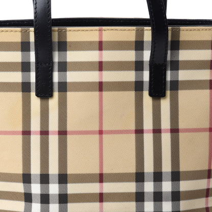 Burberry House Check Small Tote Black 10 of 10
