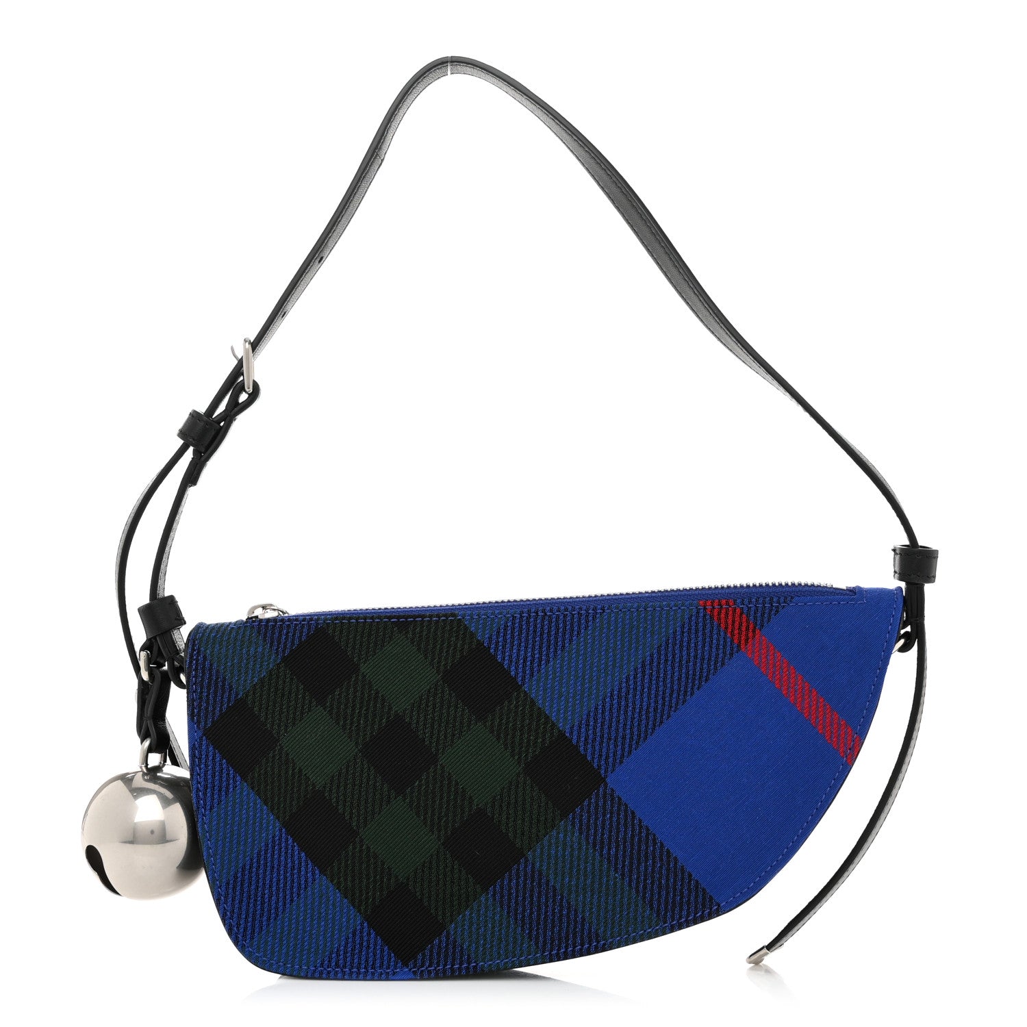 Burberry Jacquard Check Mini Shield Bag Knight 1 of 11