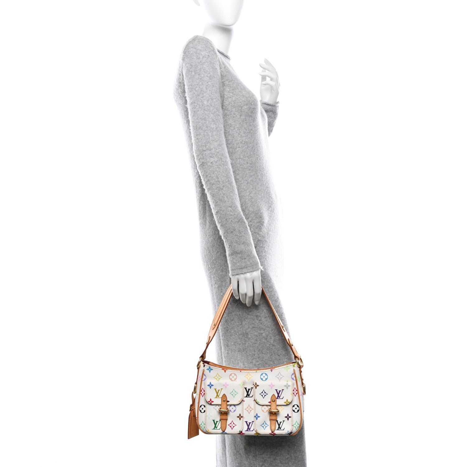 Louis Vuitton Monogram Multicolor Lodge PM White 2 of 14