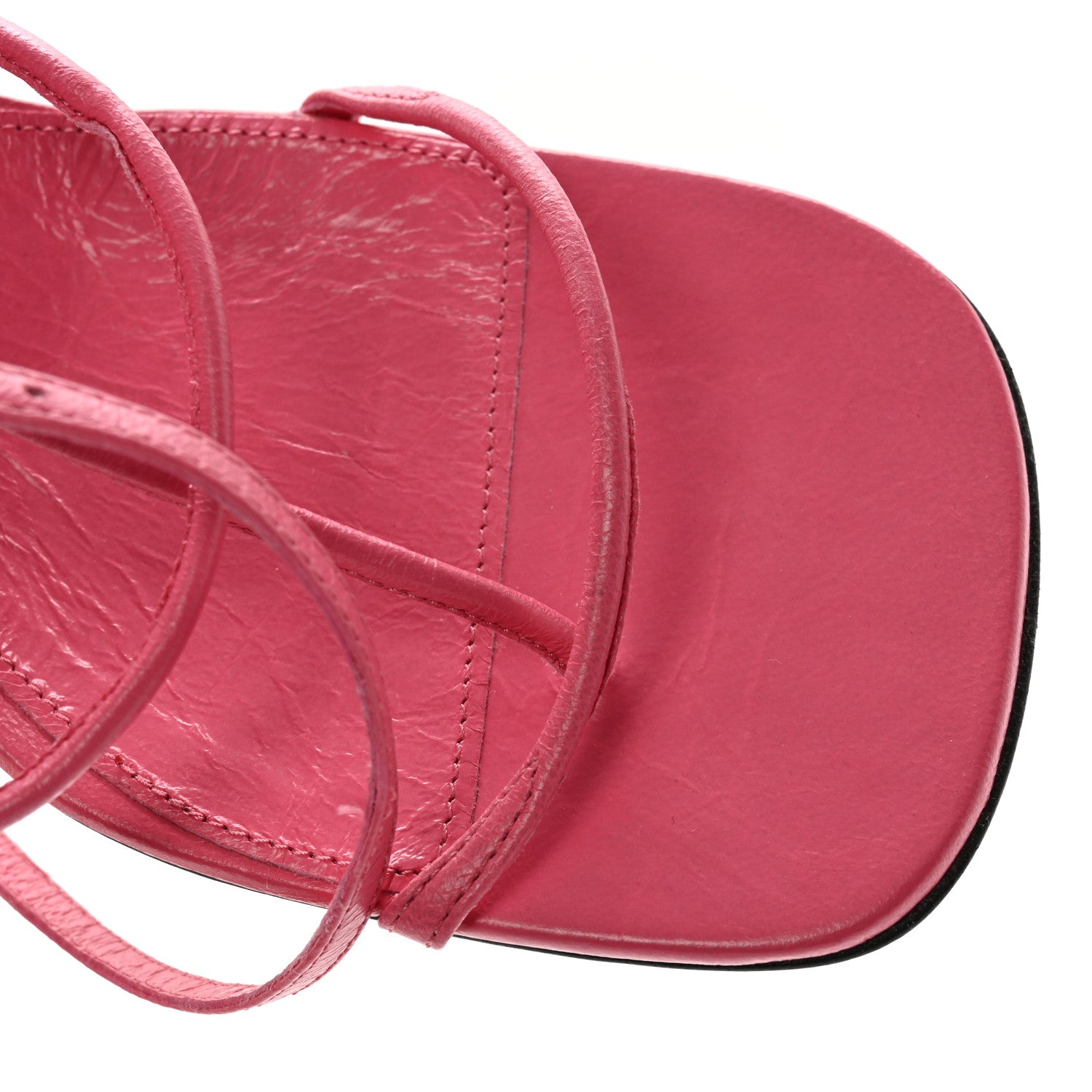 Bottega Veneta Crush Calfskin The Line 90mm Sandals 36.5 Milkshake 8 of 9