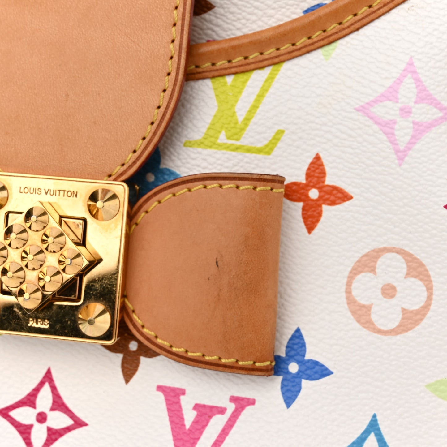 Monogram Multicolor Annie MM White