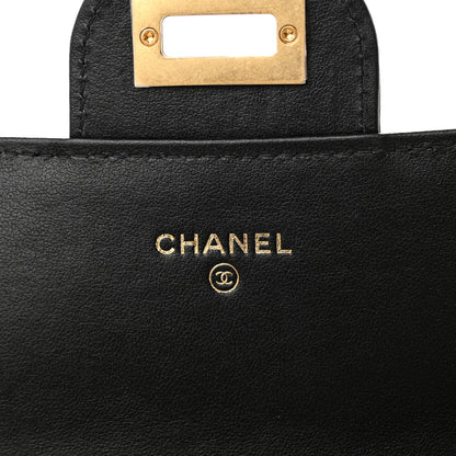 Chanel Calfskin Crocodile Embossed Graffiti 2.55 Cocodile Reissue Long Flap Black Gold 6 of 10