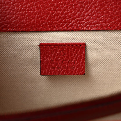 Gucci Dollar Calfskin Swarovski Crystal Small Dionysus Shoulder Bag Hibiscus Red 6 of 11