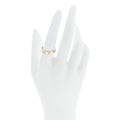 Cartier 18K Pink Gold 3.5mm LOVE Wedding Band Ring 57 8 2 of 4