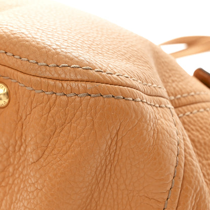 Prada Vitello Daino Shoulder Bag Caramel 10 of 11
