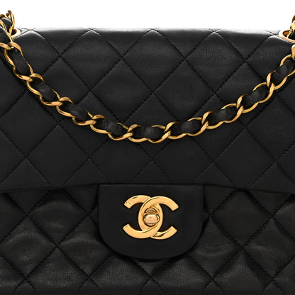 Chanel Lambskin Quilted Small Double Flap Black 9 of 13