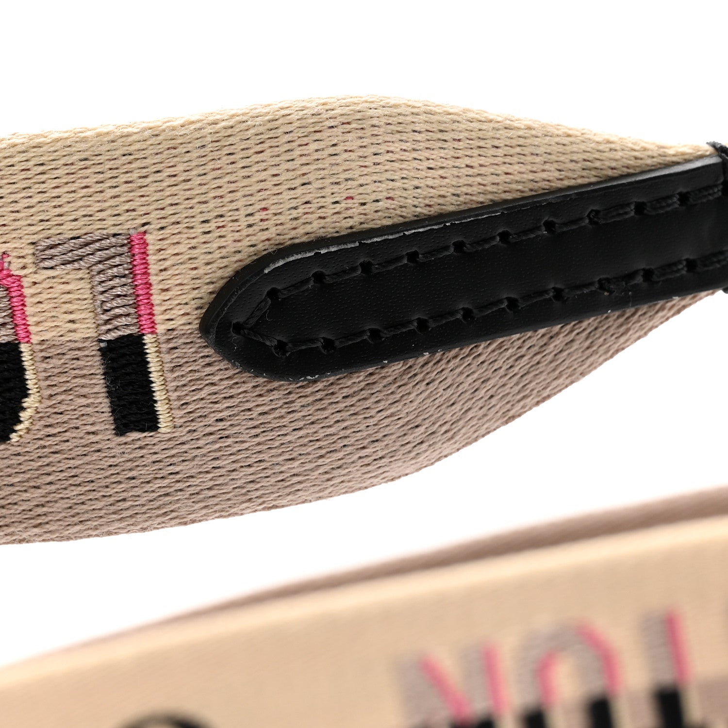 Louis Vuitton Jacquard Easy Pouch Adjustable Shoulder Strap Beige Black 4 of 4