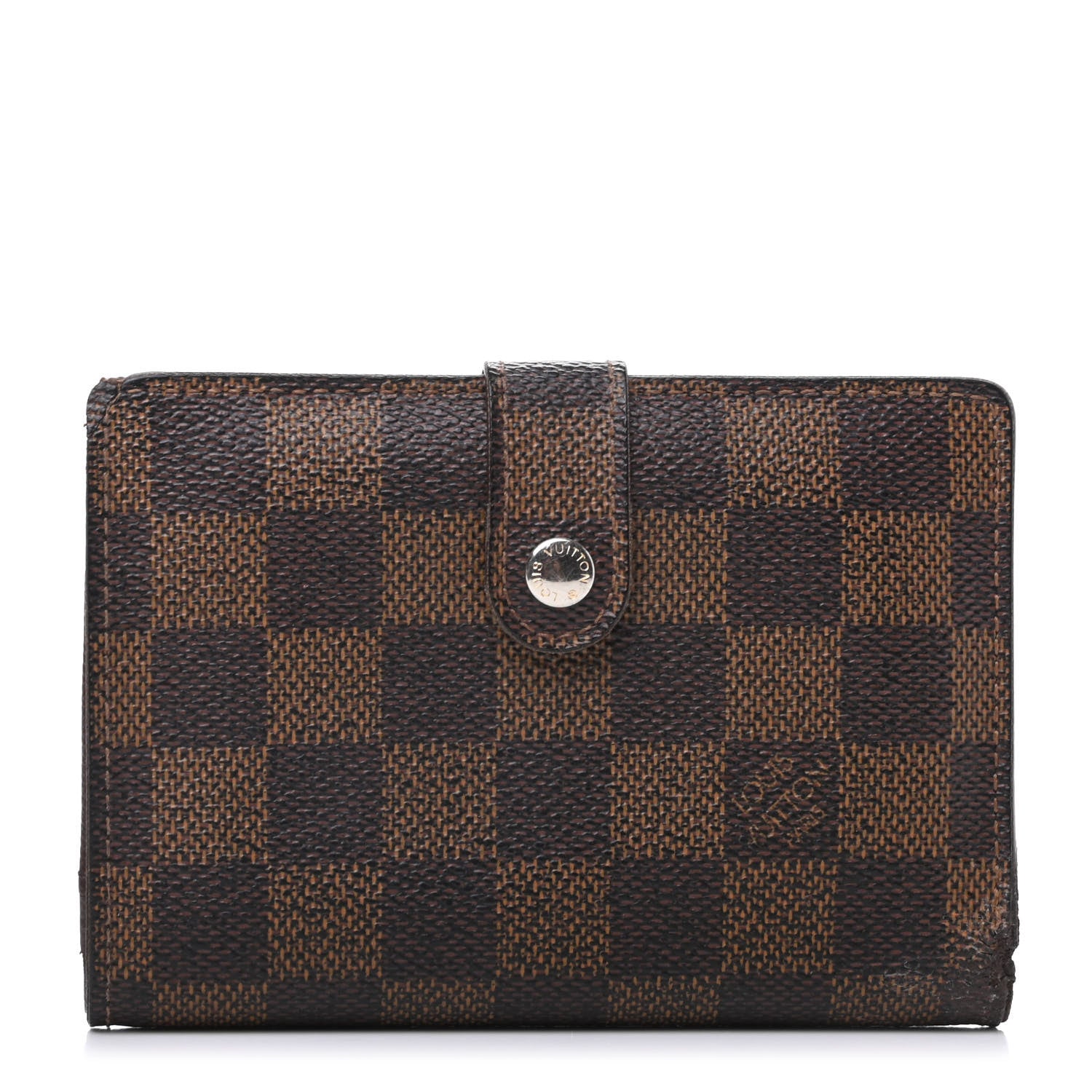 Louis Vuitton Damier Ebene French Purse Wallet 1 of 9