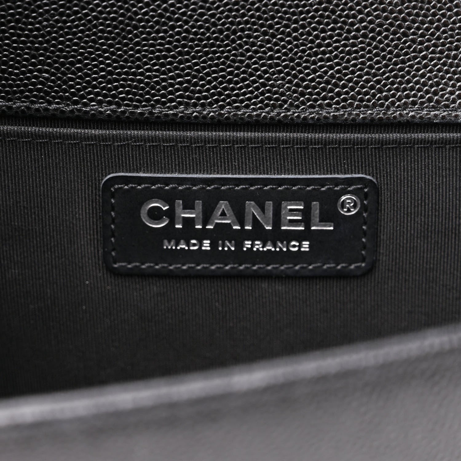 Chanel Caviar Quilted Medium Boy Flap Black 6 of 15