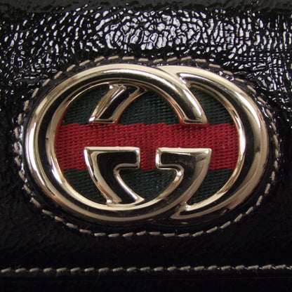 Gucci Patent Britt Continental Wallet Black 8 of 8