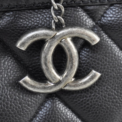 Chanel Caviar Quilted Coco Casual Tote Black 9 of 13