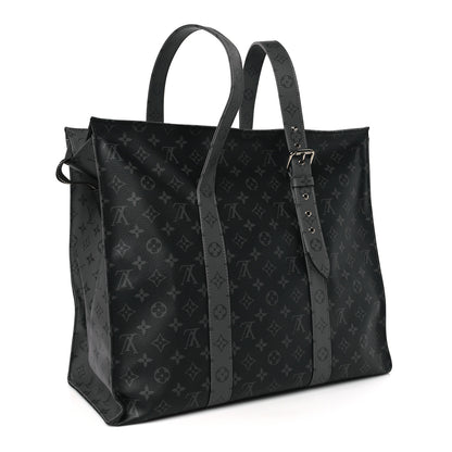 Louis Vuitton Monogram Eclipse Cabas Zippe GM Black 3 of 9
