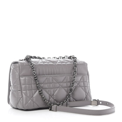 Christian Dior Lambskin Cannage Caro Bag Grey 3 of 9