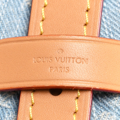 Louis Vuitton Monogram Denim CarryAll PM Sky Blue 7 of 12
