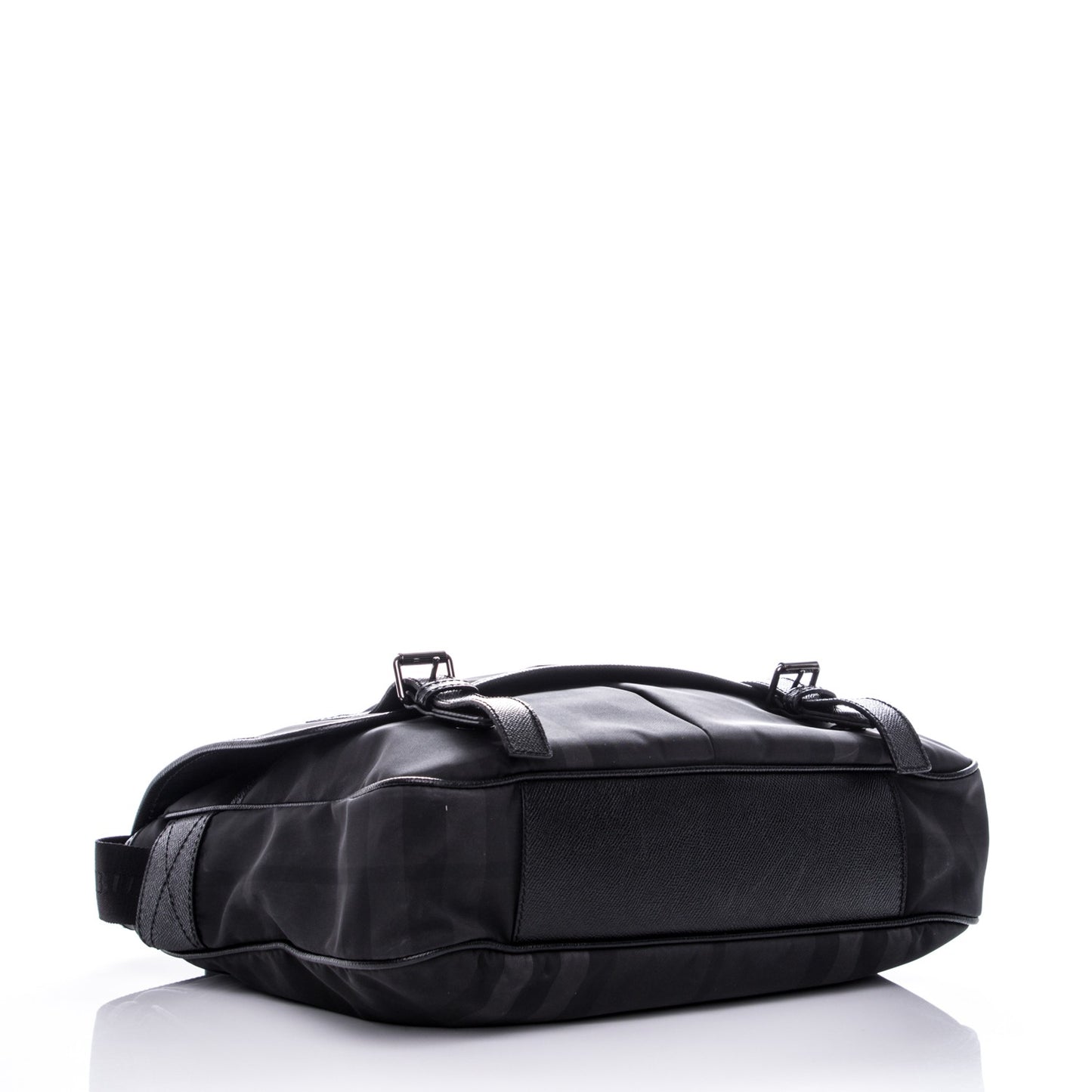 Smoked Check Medium Elgin Messenger Bag Black