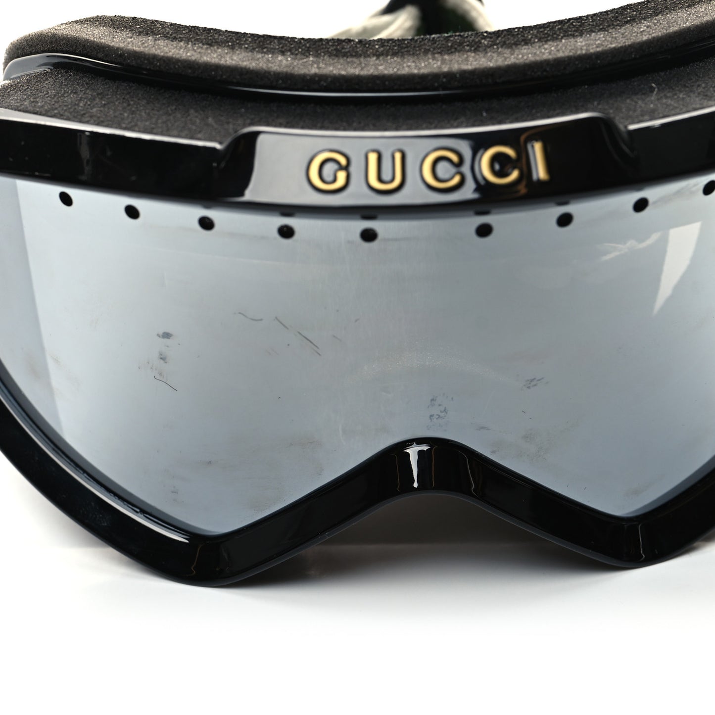 Shiny Acetate Interlocking G Ski Goggles GG1210S Black