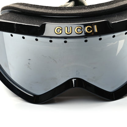 Gucci Shiny Acetate Interlocking G Ski Goggles GG1210S Black 6 of 6