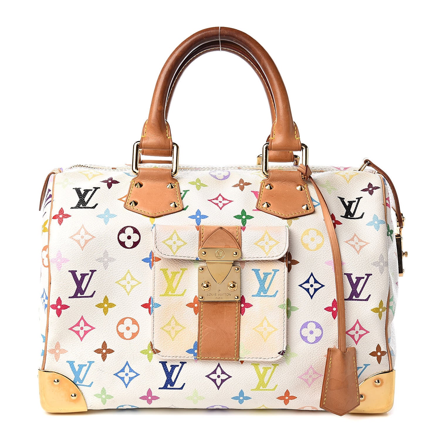 Louis Vuitton Monogram Multicolor Speedy 30 White 1 of 12