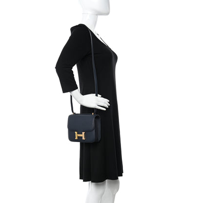 Hermes Epsom Constance 18 Bleu Indigo 2 of 15