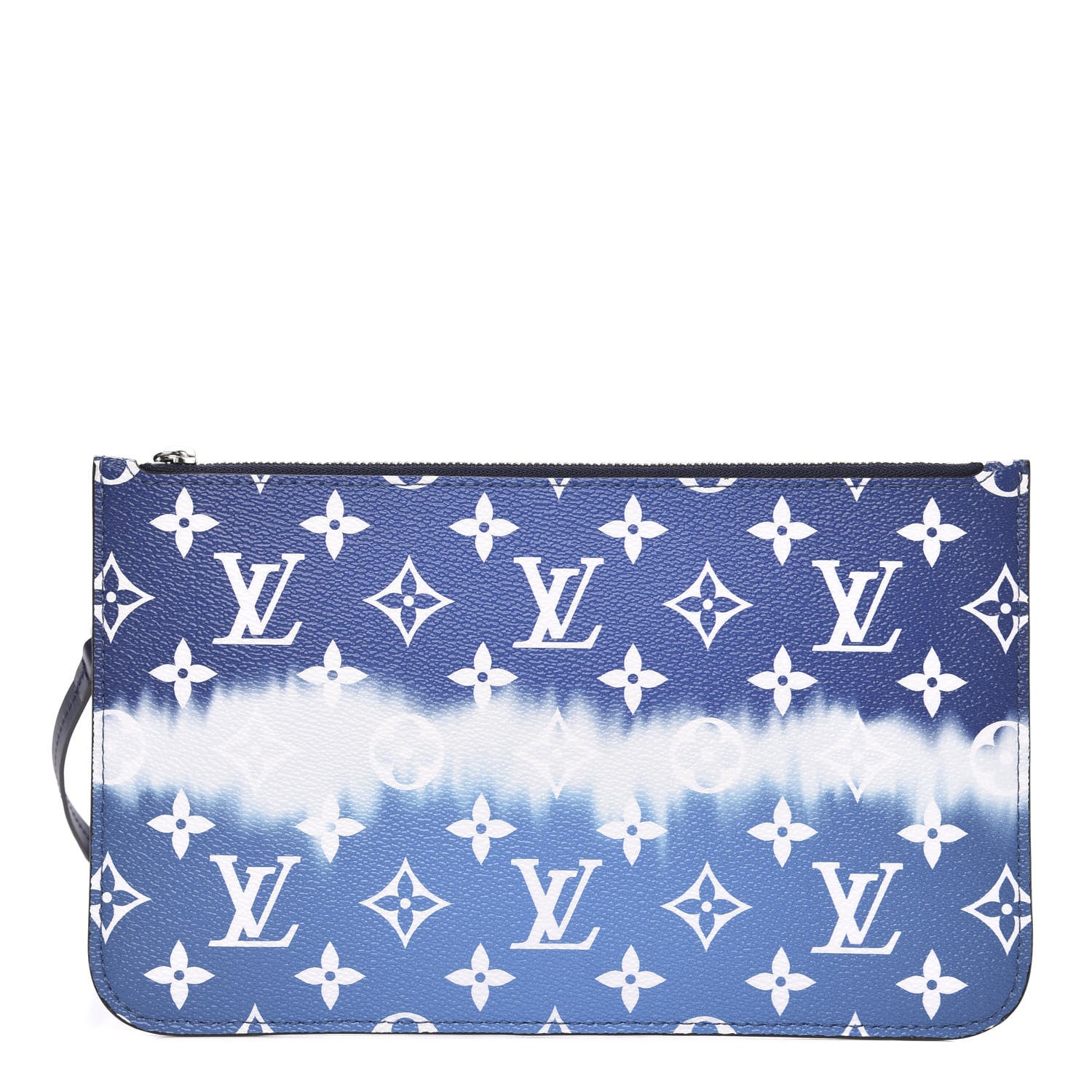 Louis Vuitton Monogram Escale Neverfull MM GM Pochette Blue 1 of 7