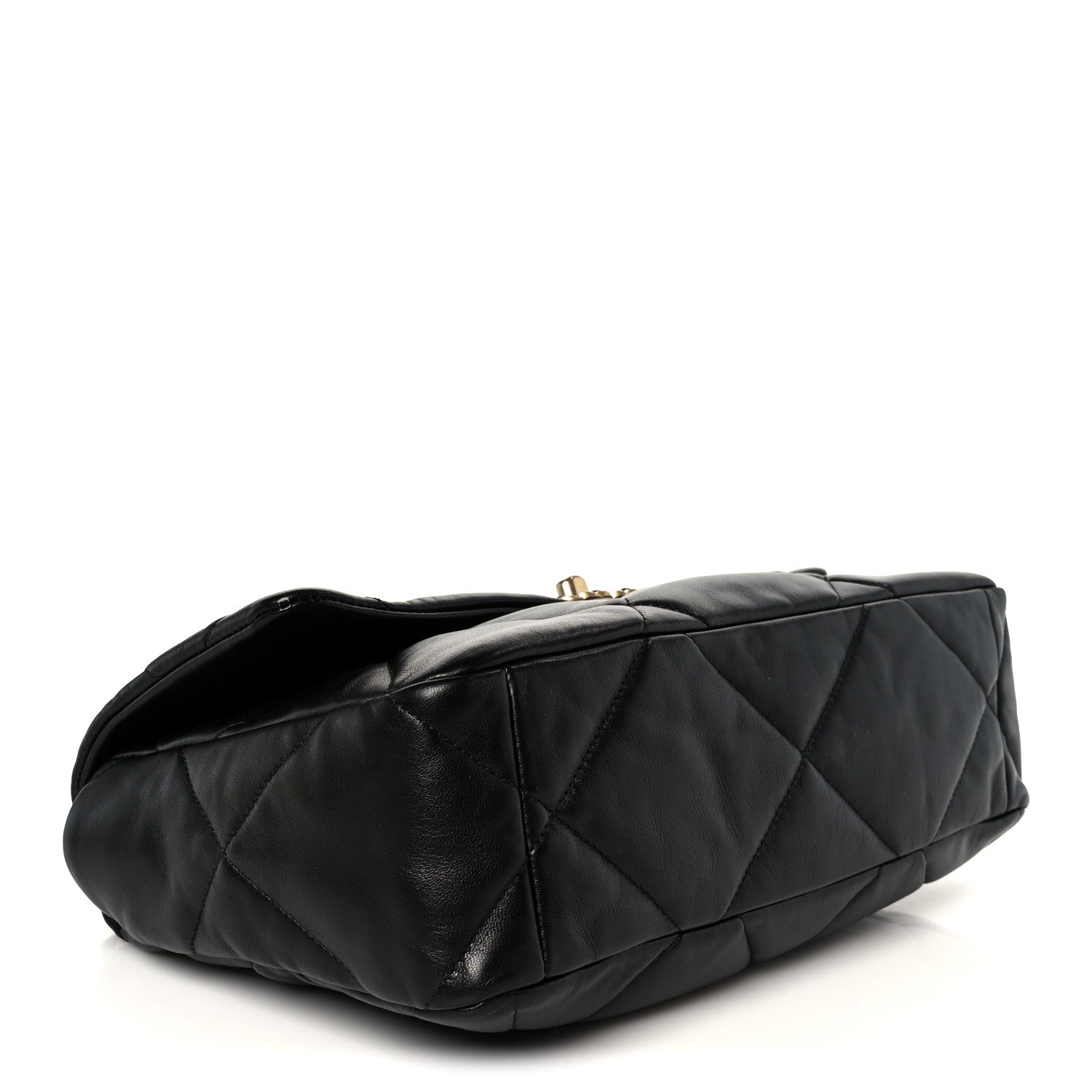Chanel Lambskin Quilted Large Chanel 19 Flap Black 4 of 10