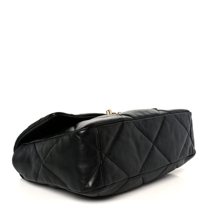 Chanel Lambskin Quilted Large Chanel 19 Flap Black 4 of 10