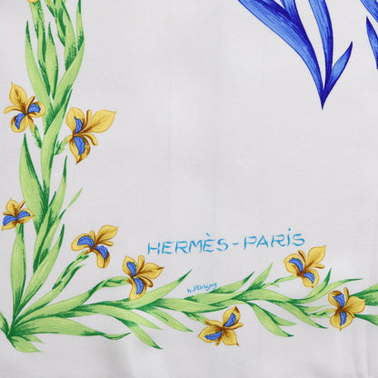 Hermes Silk Cheval Fleuri Scarf 90 4 of 5