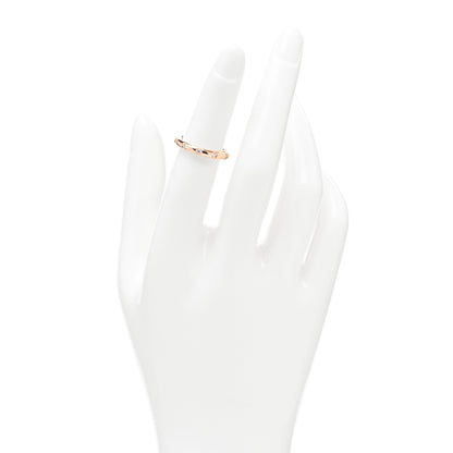 Tiffany 18K Rose Gold Diamond Stacking Band Ring 48 4.5 2 of 4