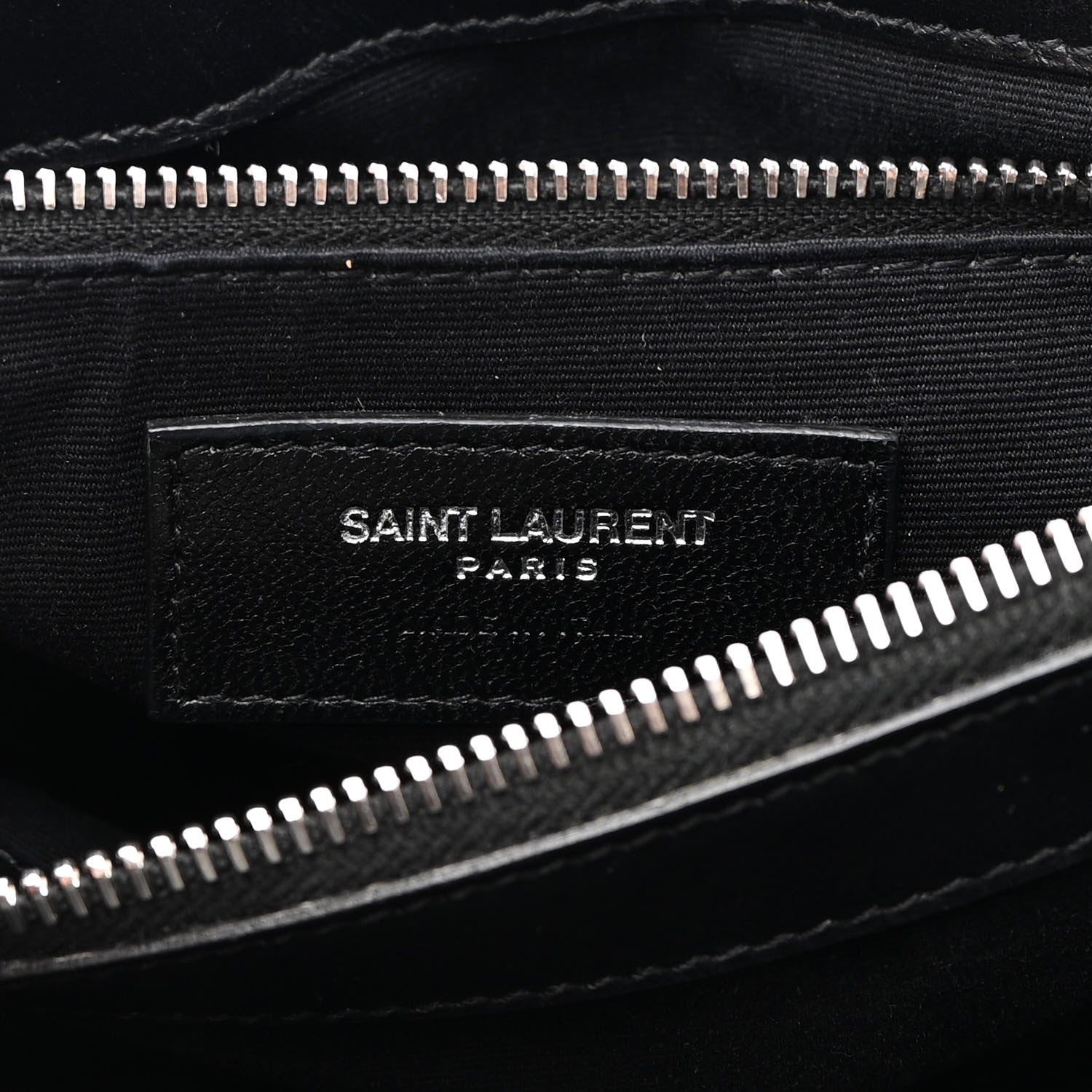 Saint Laurent Calfskin Y Quilted Monogram Medium Loulou Chain Satchel Black 6 of 9