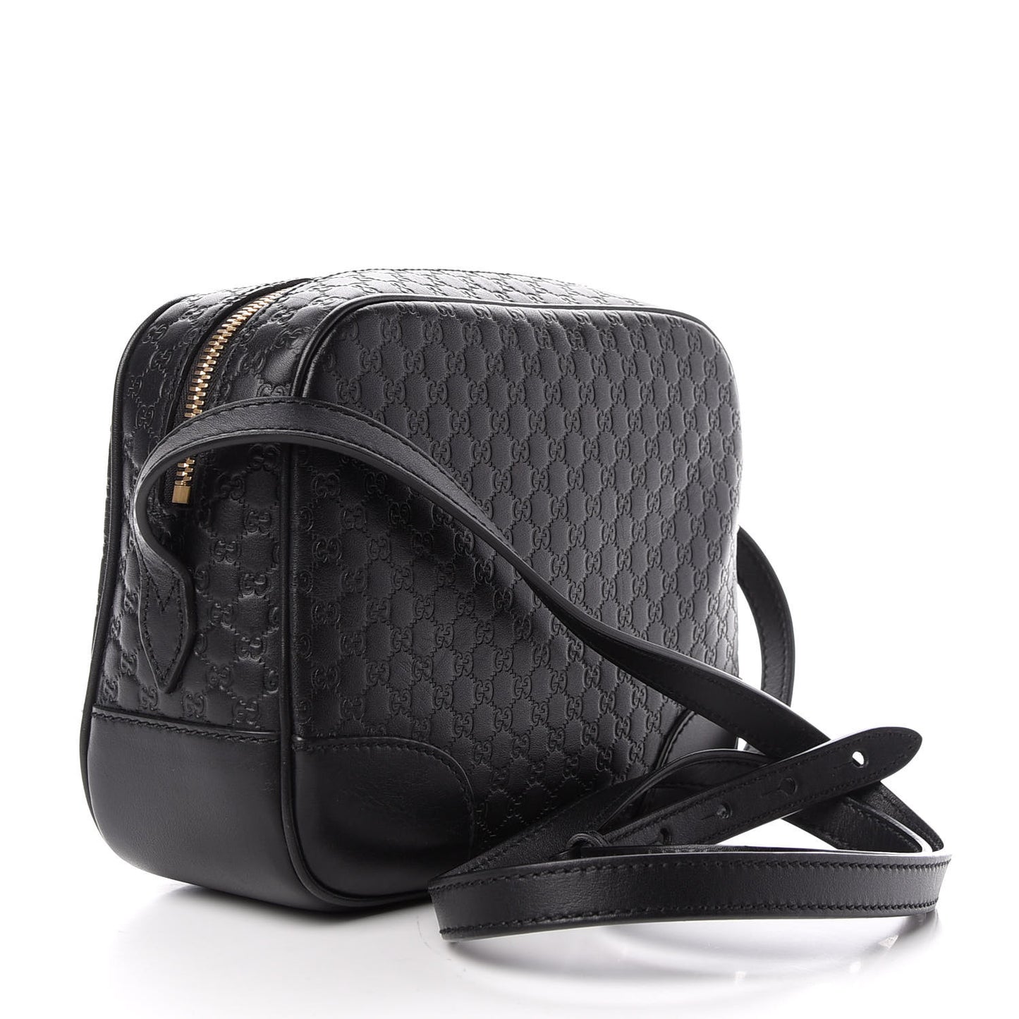 Microguccissima Mini Bree Messenger Bag Black
