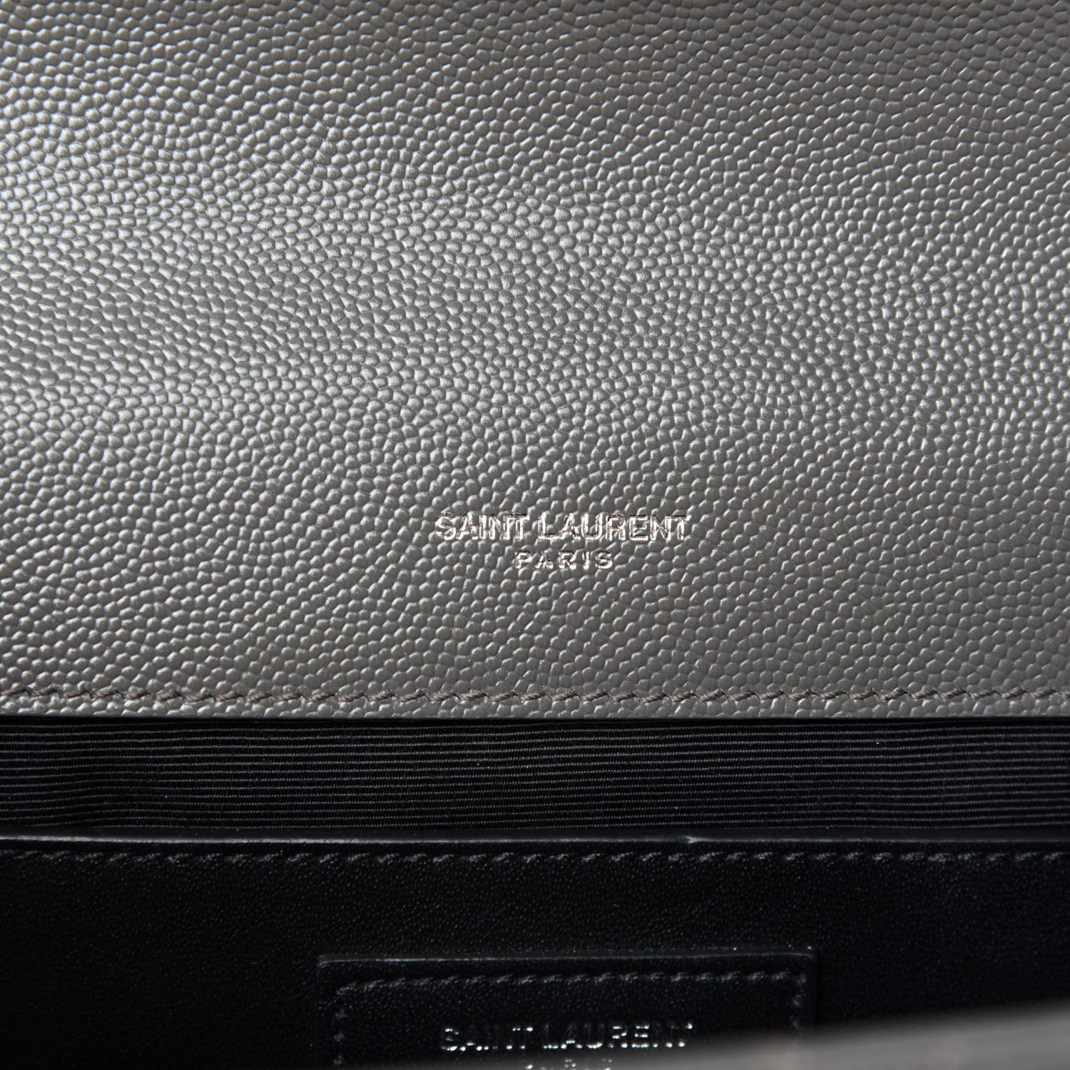 Saint Laurent Grain De Poudre Textured Mixed Matelasse Medium Triquilt Monogram Satchel Earth 10 of 12