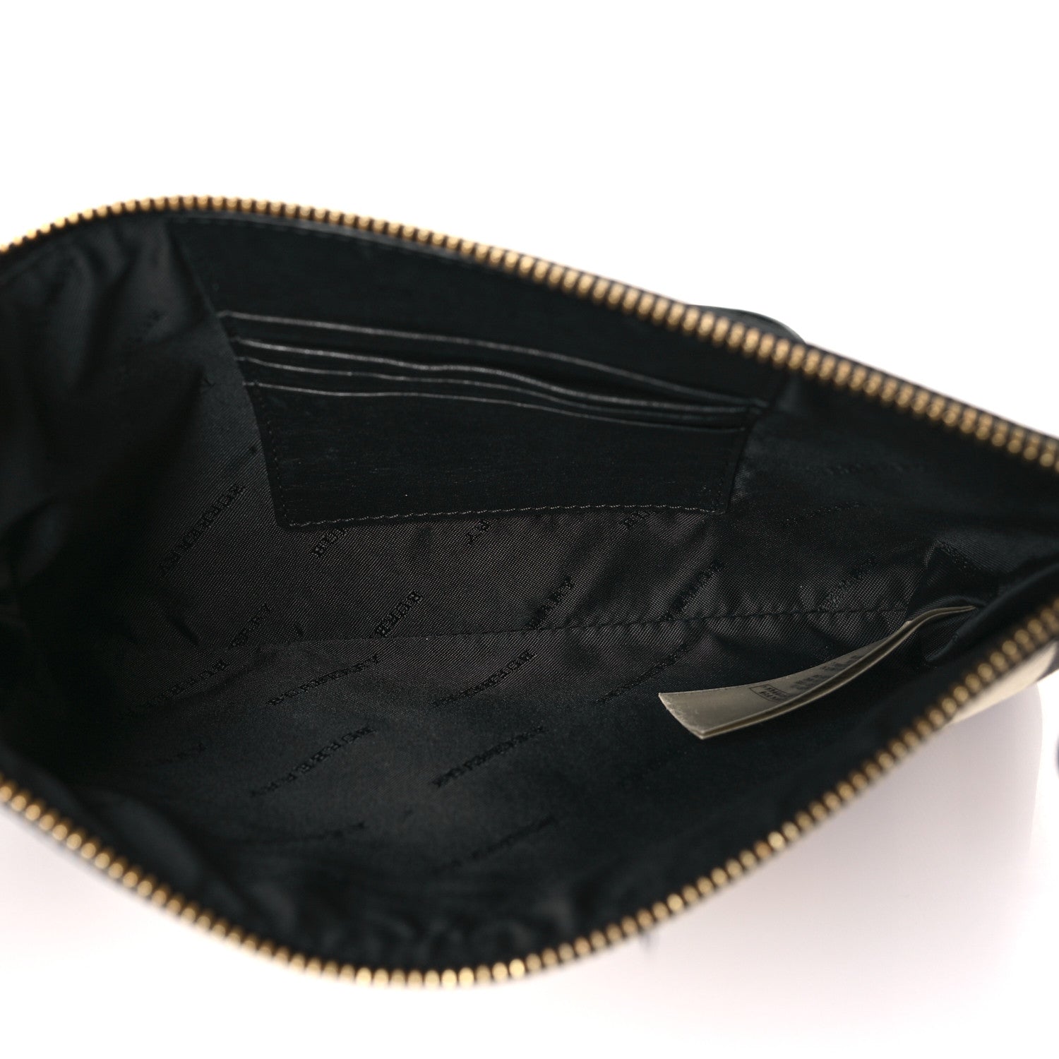 Burberry House Check Derby Peyton Crossbody Clutch Bag Black 5 of 9