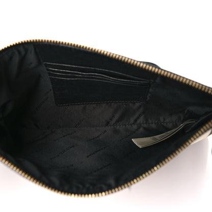 Burberry House Check Derby Peyton Crossbody Clutch Bag Black 5 of 9